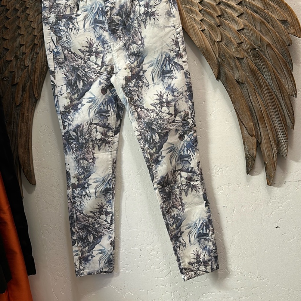 Coco + Carmen printed denim with stretch